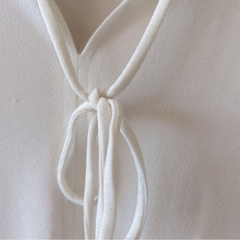 H&M White Ruffle Blouse - Picture 6 of 7